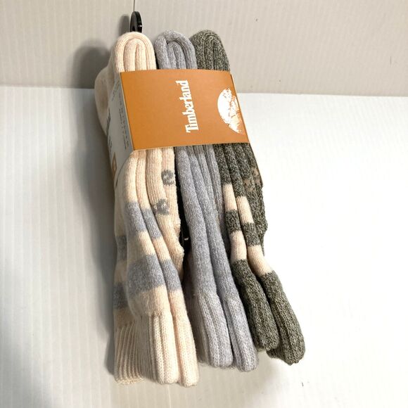 Timberland Cushioned Boot Socks 3 Pairs One Size, Women’s Size 6.5-9.5 - Picture 3 of 9